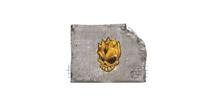 GRAFFITI "GOLD SKULL" PACKED