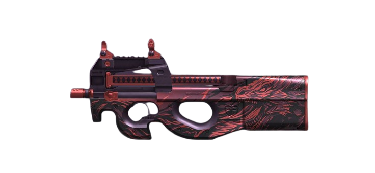 P90 "DRAGON FLAME"