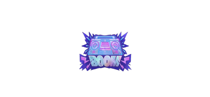 STICKER "BOOM BOX" COLOR