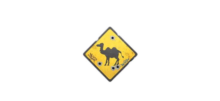 STICKER "CAMEL SIGN" 
