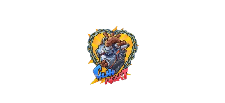 STICKER "GUN HEART" SWAP